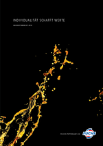 Cover des Geschäftsberichtes 2010 der FUCHS PETROLUB SE