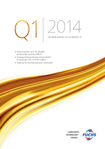 Cover of the Interim Report 2014 Q1 of FUCHS PETROLUB SE