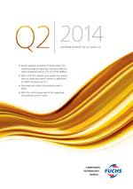 Cover of the Interim Report Q2 2014 of FUCHS PETROLUB SE