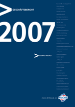 Cover des Geschäftsberichtes 2007 der FUCHS PETROLUB SE