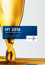 Cover des Halbjahresfinanzberichtes H1 2016 der FUCHS PETROLUB SE
