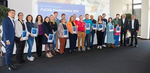 Gruppenbild von FUCHS-Förderpreis Preisträgern