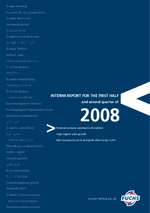Cover of the Interim Report Q2 2008 of FUCHS PETROLUB SE