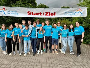 UNICEF University Run organized by the Mannheim UNICEF University Group