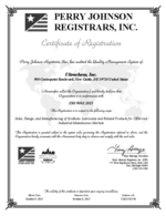 Ultrachem Inc., ISO 9001 certificate