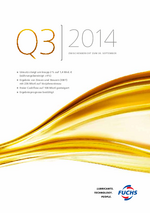 Cover des Zwischenberichtes Q3 2014 der FUCHS PETROLUB SE