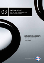Cover of the Interim Report Q3 2010 of FUCHS PETROLUB SE