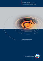 Cover of the Interim Report 2005 Q1 of FUCHS PETROLUB SE