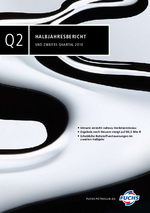 Cover des Zwischenberichtes Q2 2010 der FUCHS PETROLUB SE