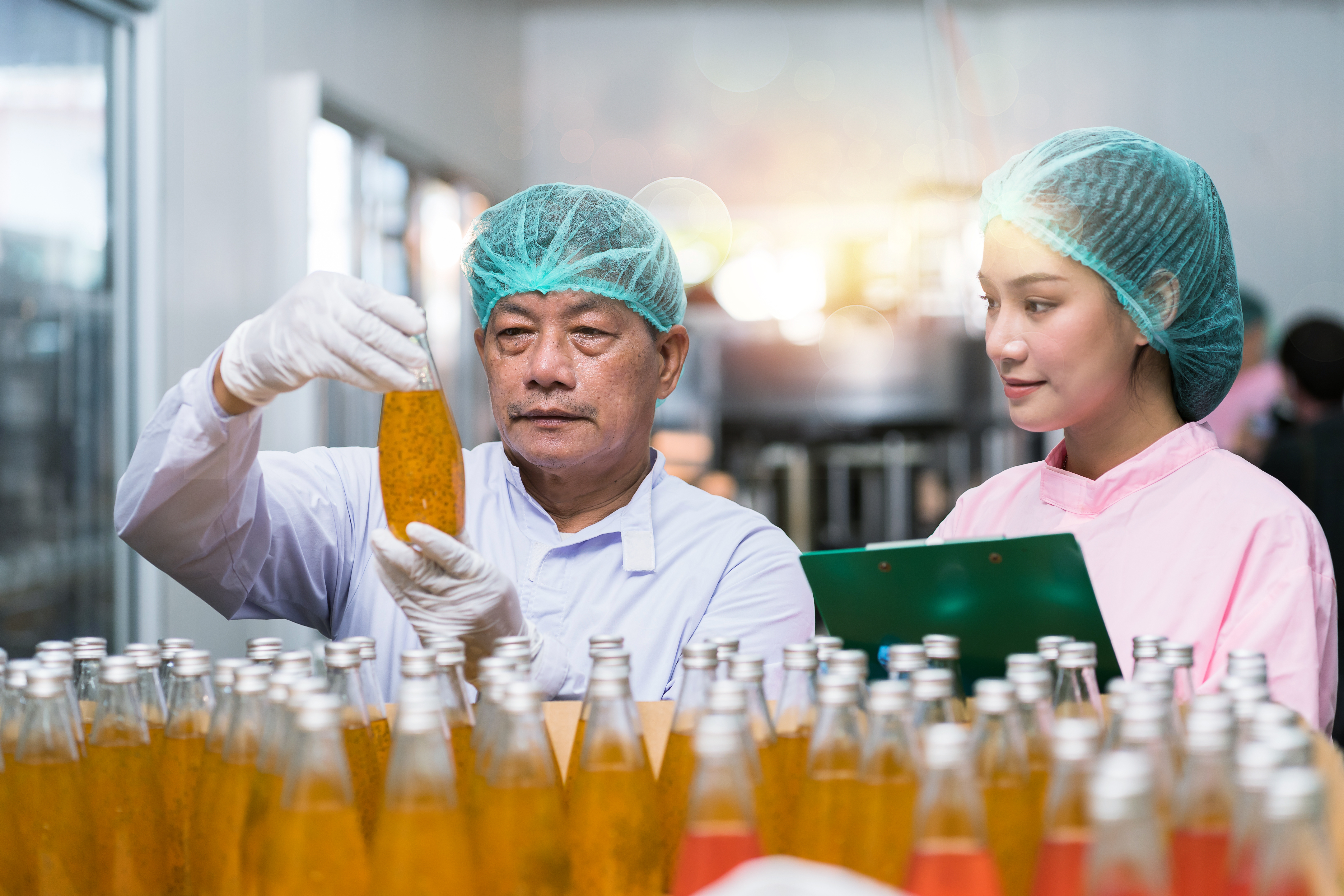 Food processing and packaging line