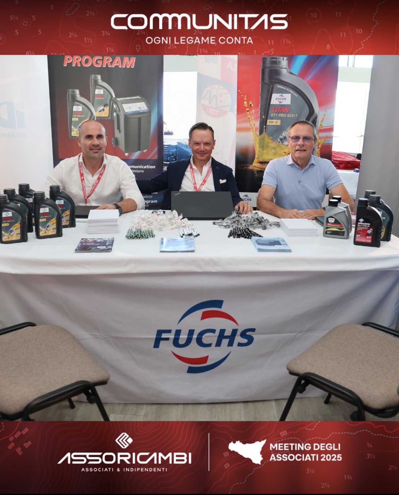 FUCHS presente al meeting ASSORICAMBI di Pollina FUCHS presente al meeting ASSORICAMBI di Pollina