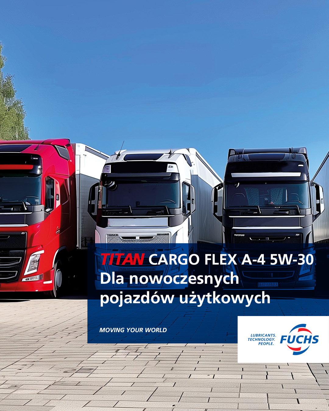 Nowy olej silnikowy klasy Premium: TITAN CARGO FLEX A-4 SAE 5W-30