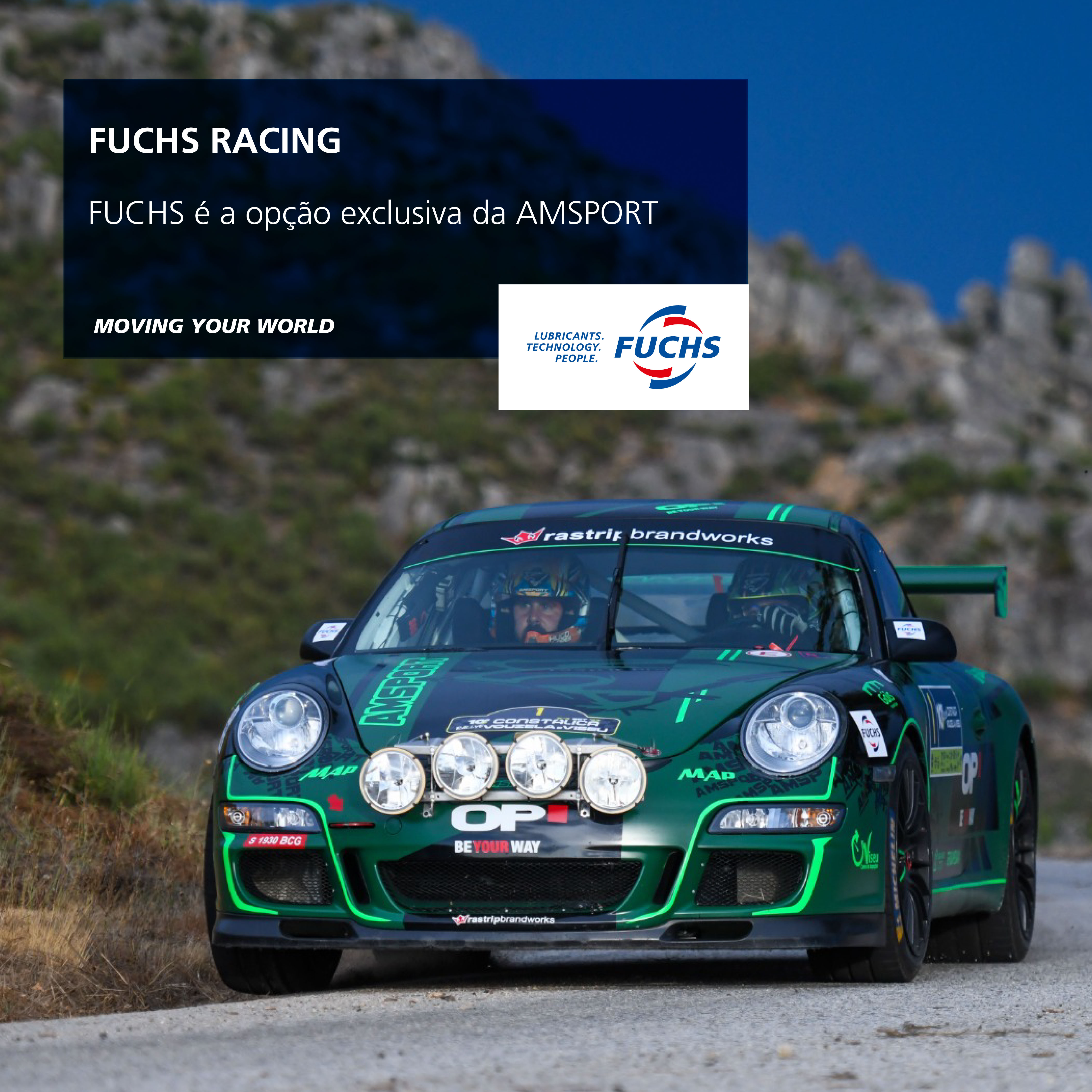 FUCHS é a opção exclusiva da AMSPORT