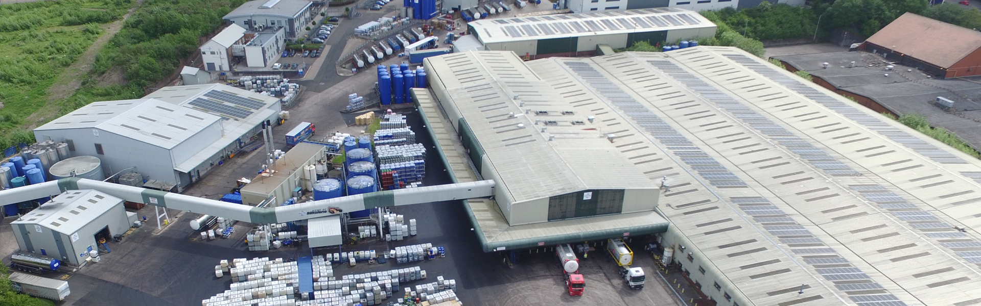 FUCHS UK lubricant manufacturing plant
