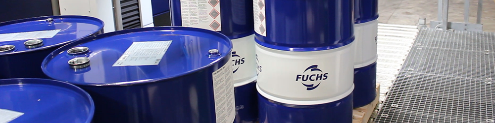FUCHS UK lubricant manufacturing filling line