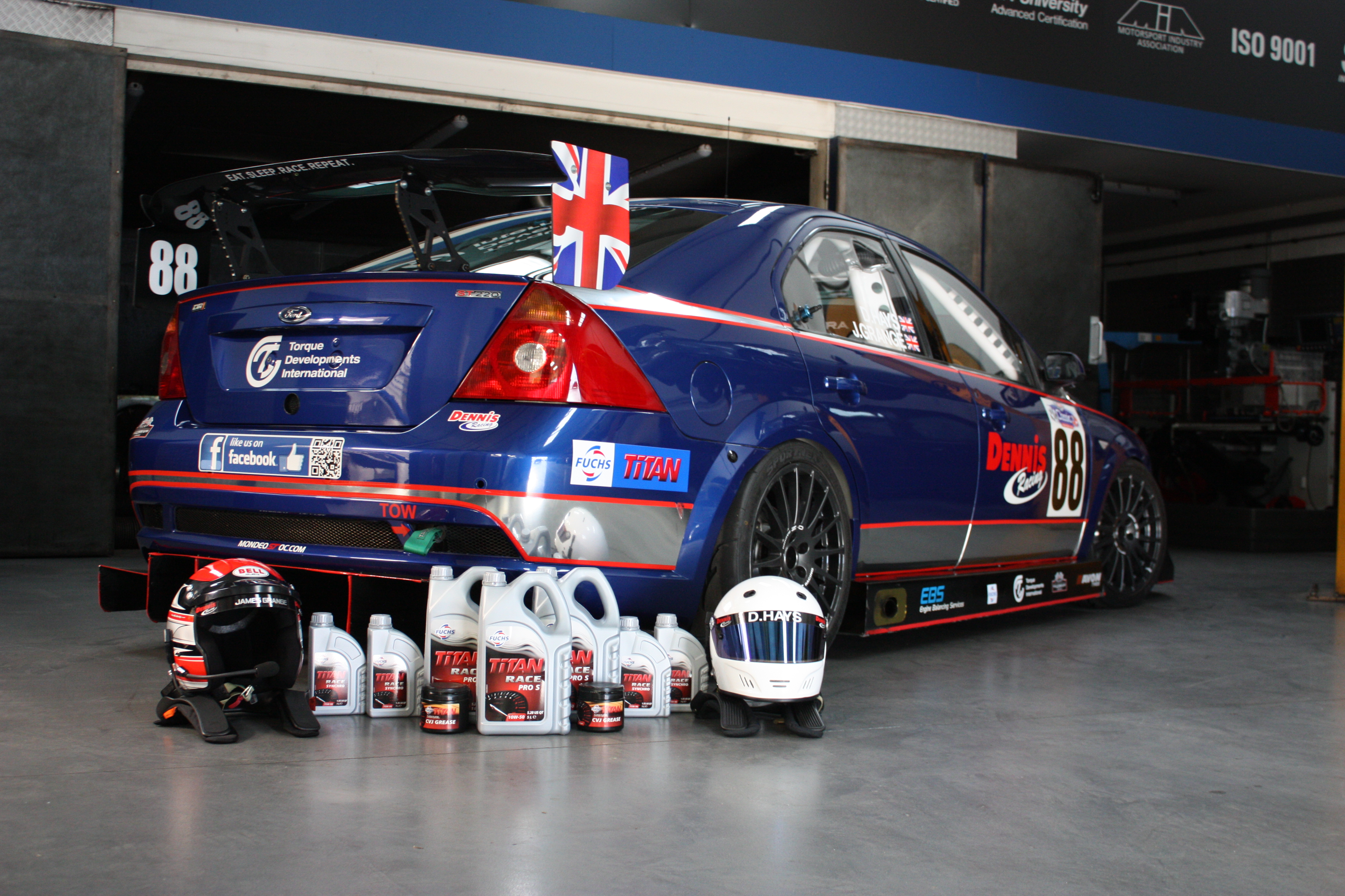Testing opener for Dennis Racing at Silverstone