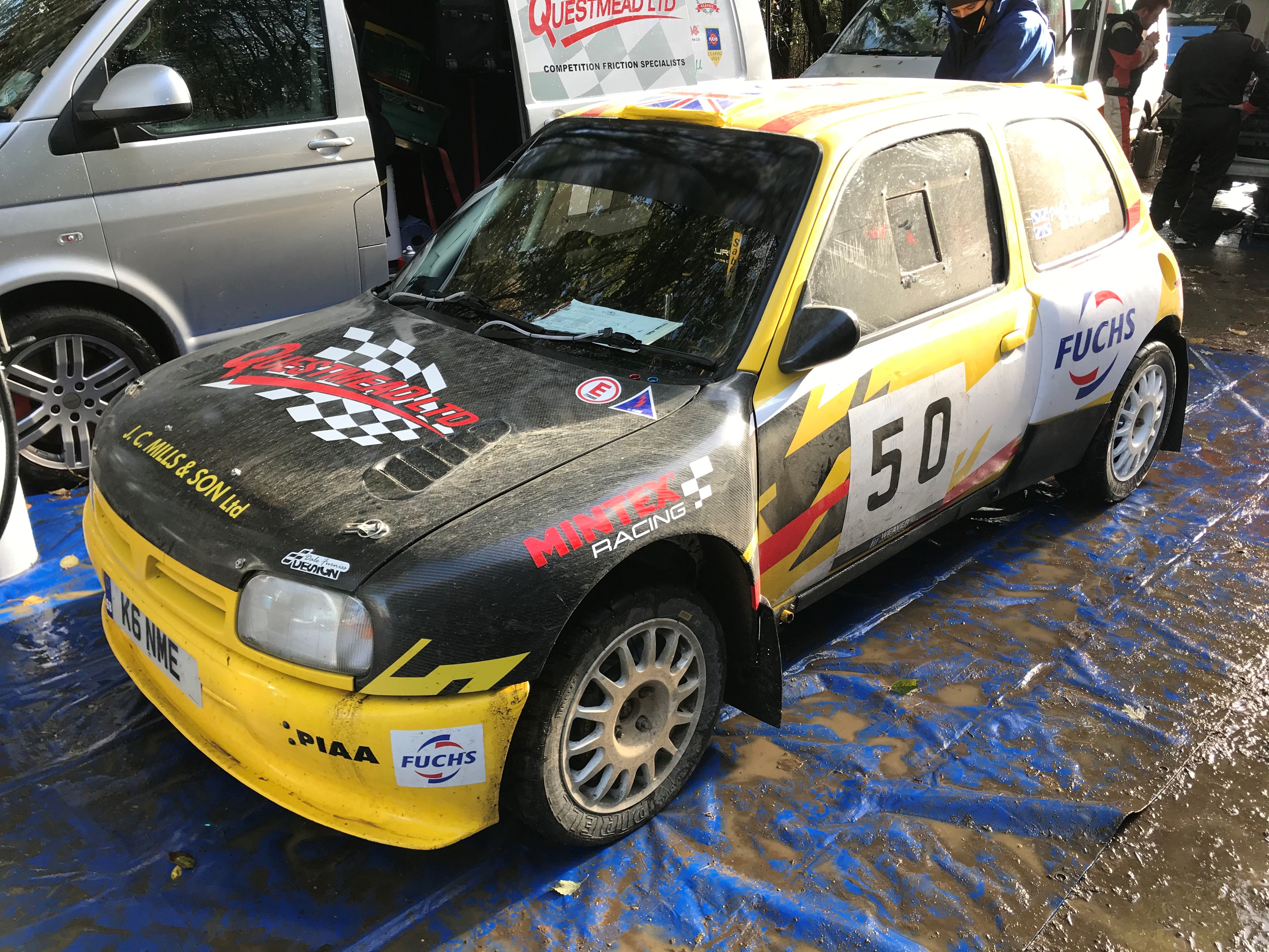 Cotswold class podium on Brown's rallying return Cotswold class podium on Brown's rallying return