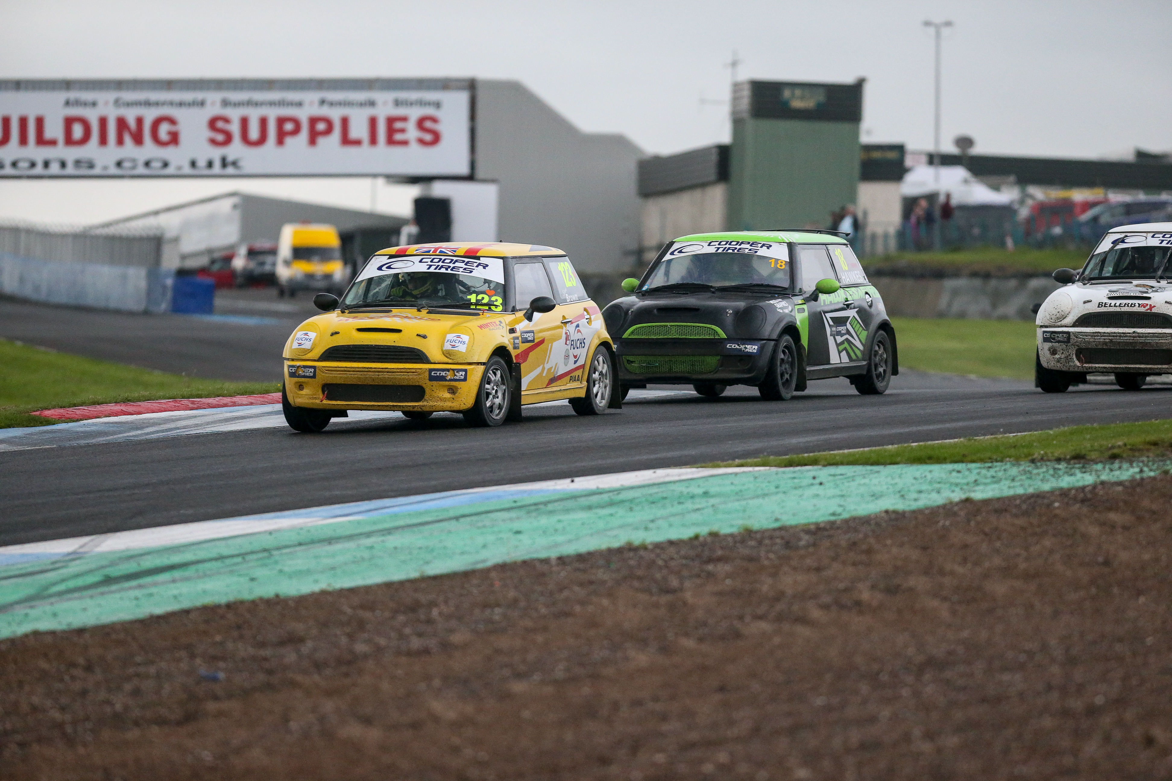 Knockhill takes its toll - but Brown still leads British RallyX category