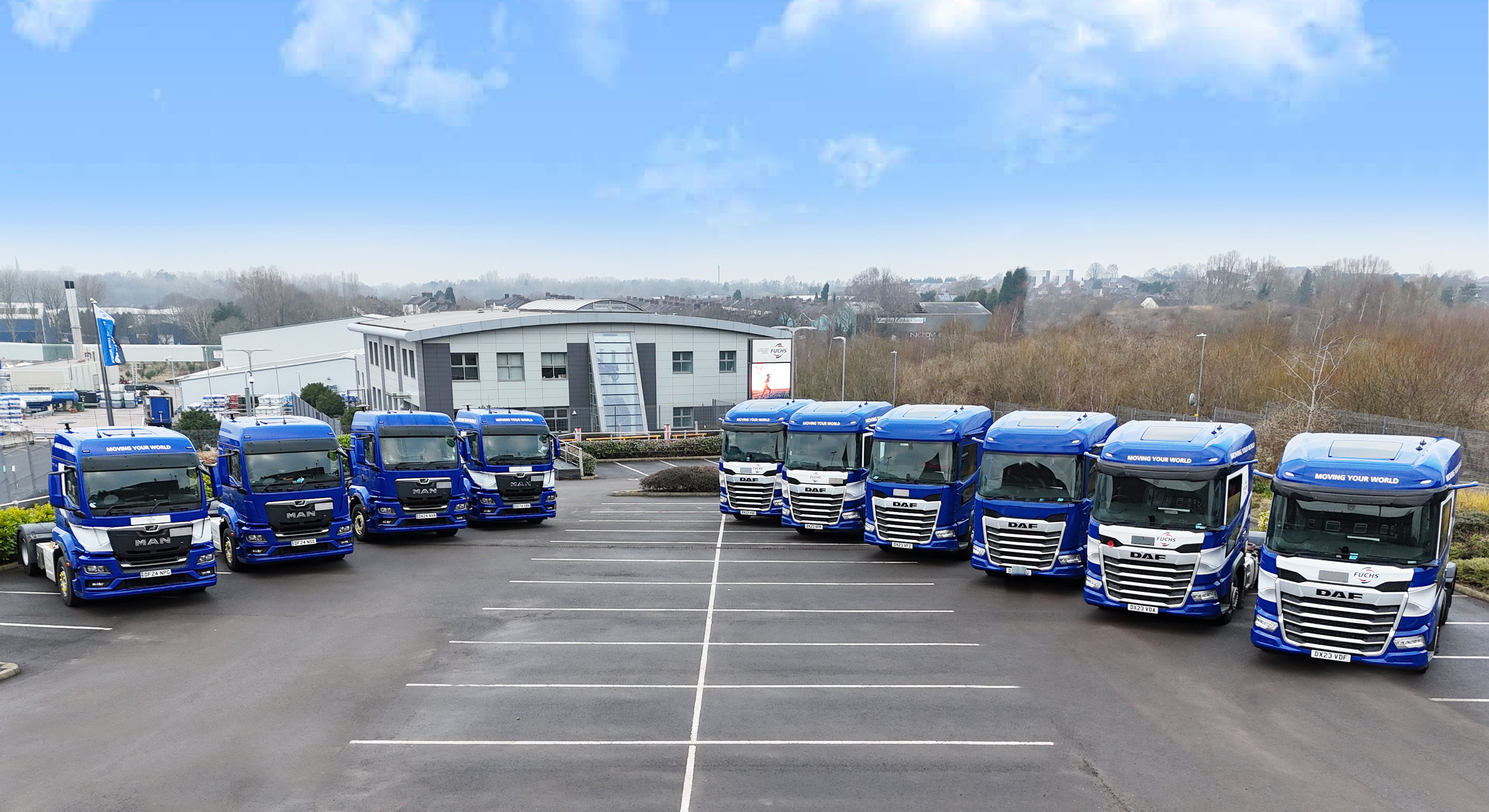 FUCHS UK Renews Transport Fleet Over £1.1m FUCHS UK Renews Transport Fleet Over £1.1m