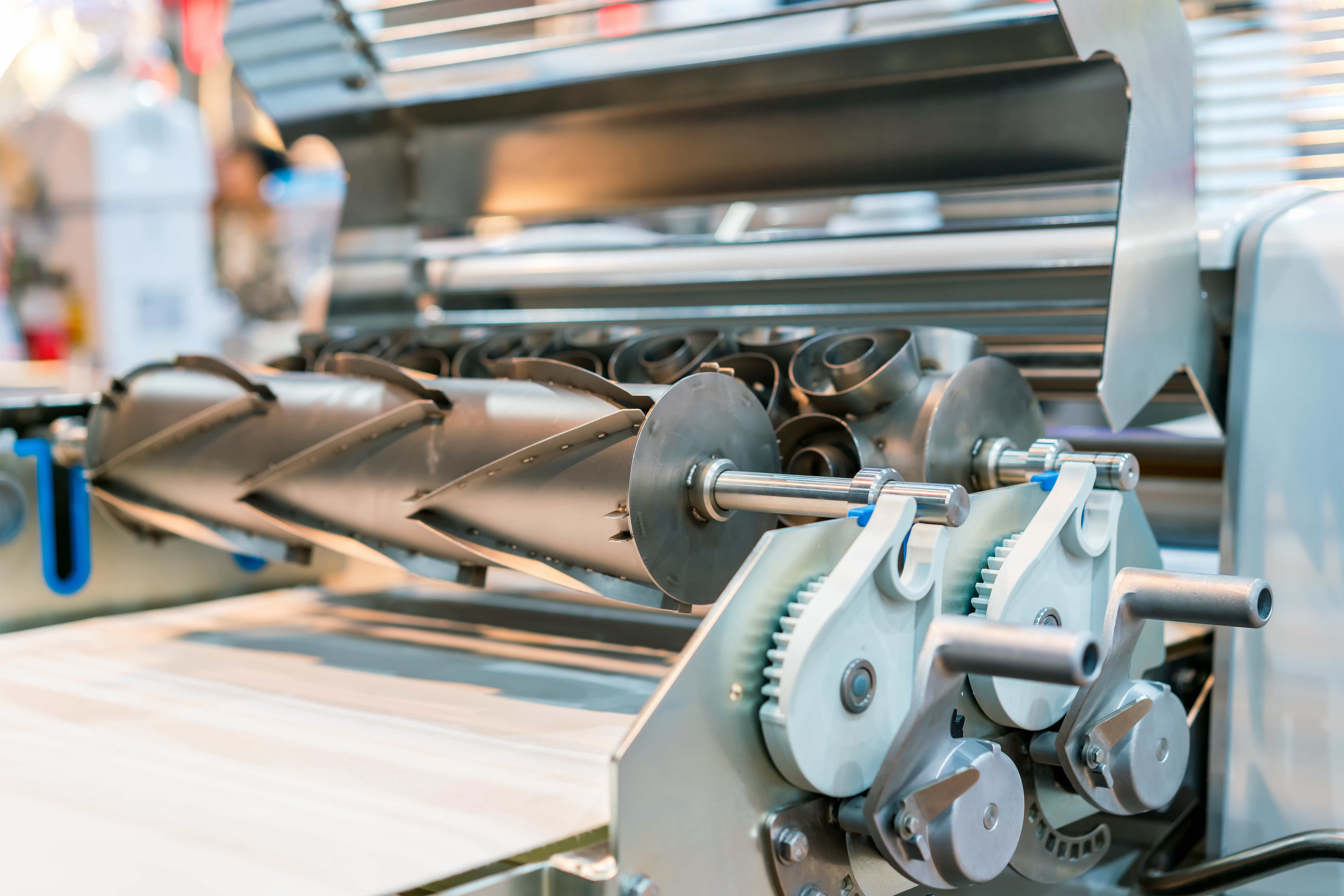 modern and high technology dough sheeter machine for preparing dough and making pastry in industrial food or bakery modern and high technology dough sheeter machine for preparing dough and making pastry in industrial food or bakery