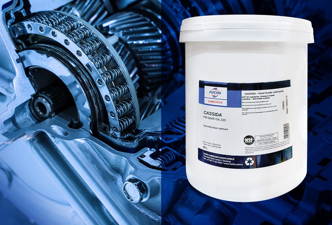 Range of CASSIDA food-grade lubricants and greases from FUCHS Range of CASSIDA food-grade lubricants and greases from FUCHS