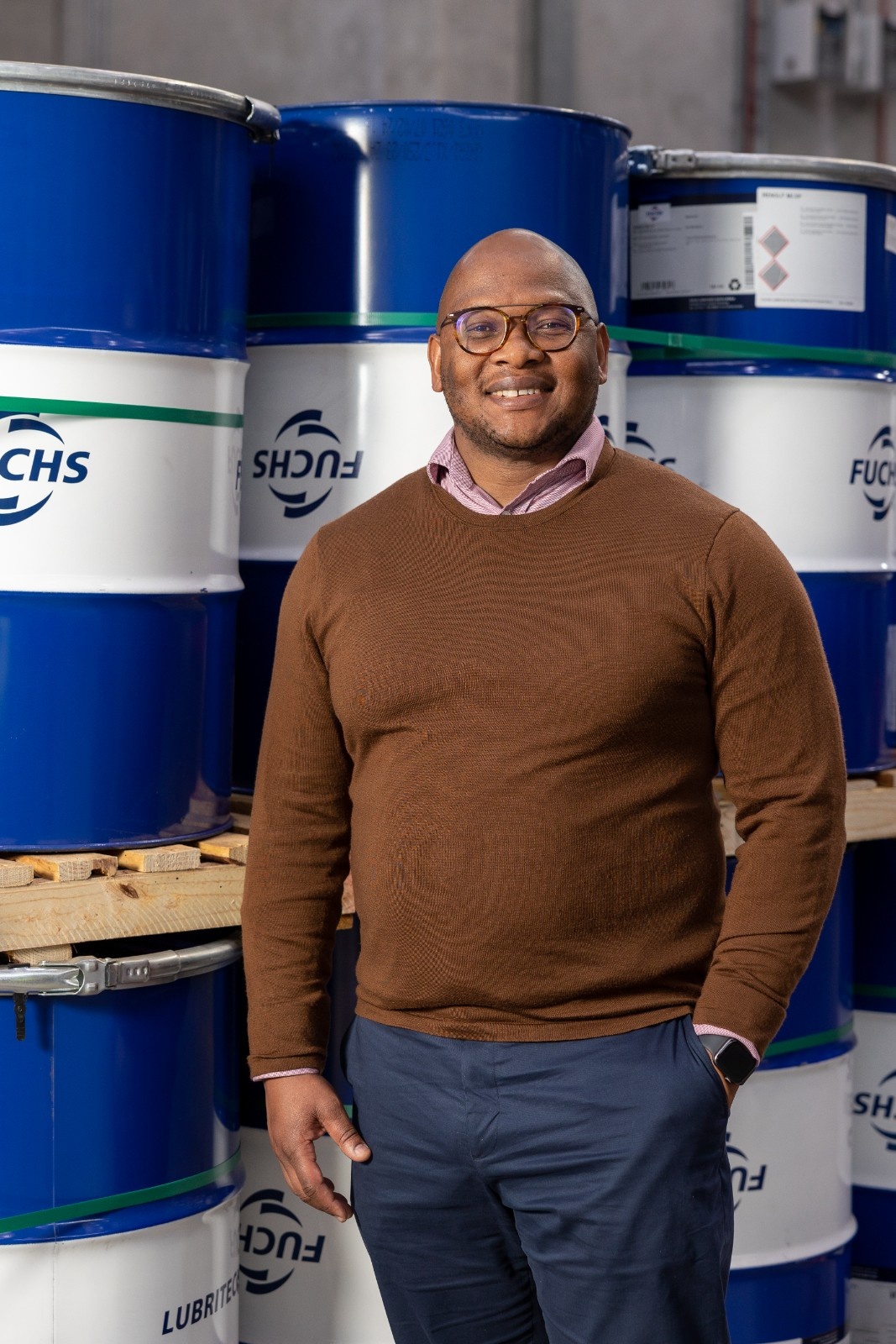 Inside the expanded plant at FUCHS LUBRICANTS SOUTH AFRICA